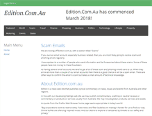 Tablet Screenshot of edition.com.au